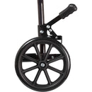 ProBasics Aluminum Transport Wheelchair, 19-inch, Black-ProBasics-HeartWell Medical