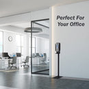 MDMaxx Hand Sanitizer Dispenser Automatic, 1200 ml Capacity, with Steel 48” Stand, Touchless (Black, LTX)-MDMaxx-HeartWell Medical