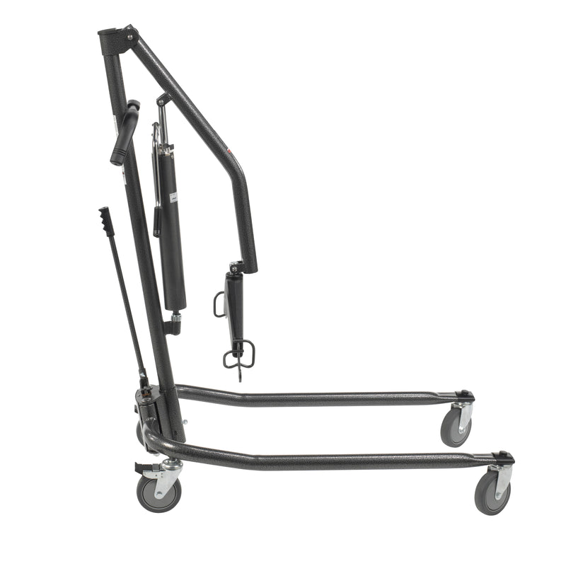 Drive Medical Hydraulic Patient Lift with Six Point Cradle, 5" Casters Silver Vein-Drive Medical-HeartWell Medical