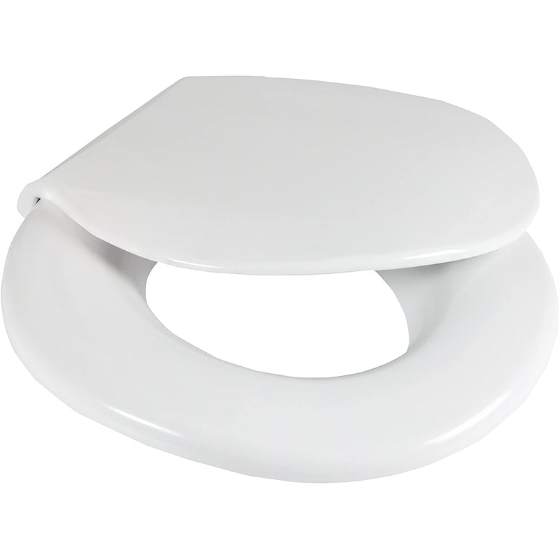 Big John Toilet Seat With Cover White-Big John-HeartWell Medical