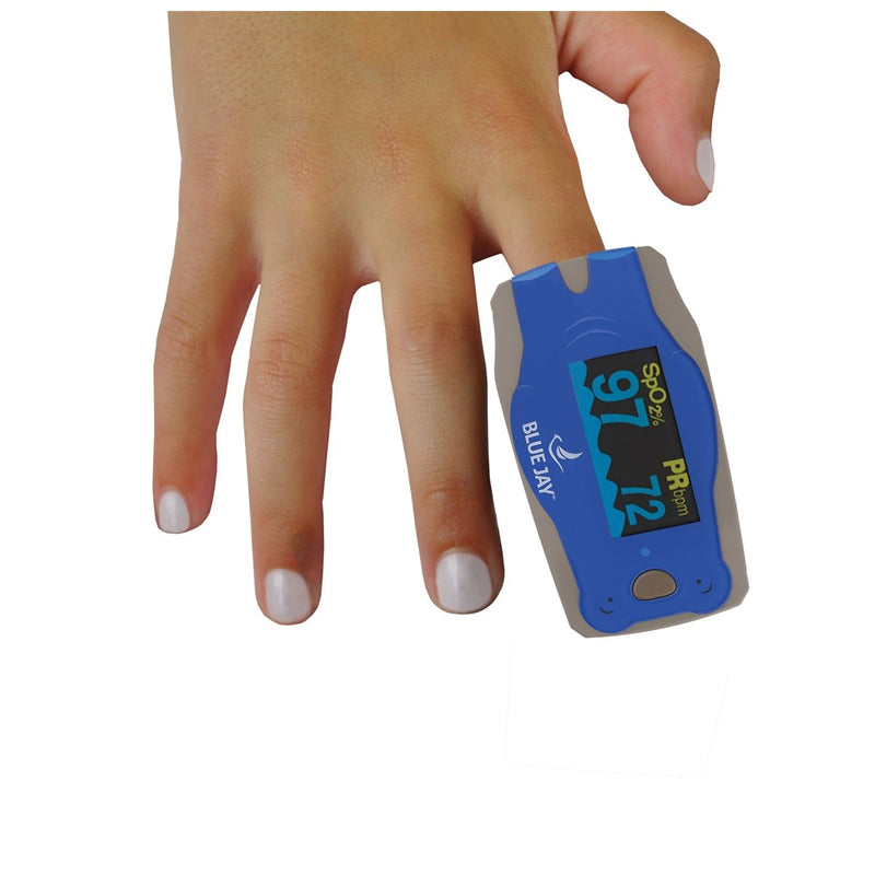 Blue Jay Mr. Blue Bear Pediatric Fingertip Pulse Oximeter-Blue Jay-HeartWell Medical