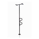 Stander Security Pole & Curve Grab Bar Black-Stander-HeartWell Medical