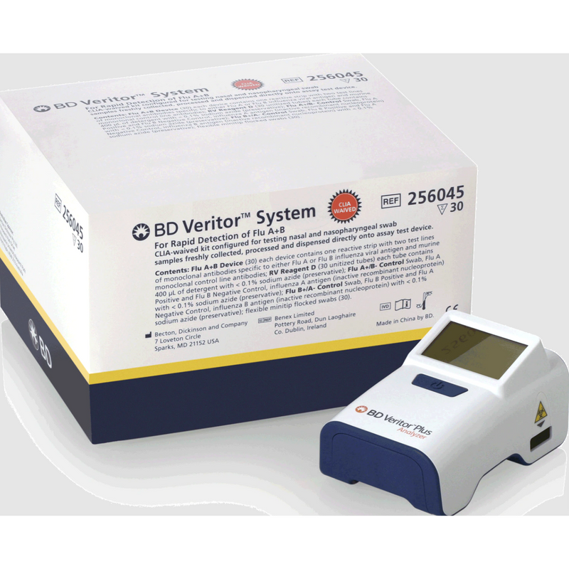 BD Veritor System Influenza A + B Clinical Kit-BD-HeartWell Medical