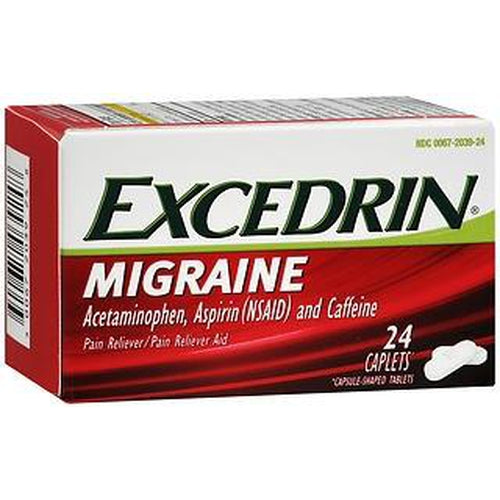 Excedrin Pain Relief Excedrin Migraine 250 mg 24 Box-Excedrin-HeartWell Medical