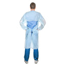 HeartWell Isolation Gown Polyethylene, Blue, 15 Per Bag-HeartWell-HeartWell Medical