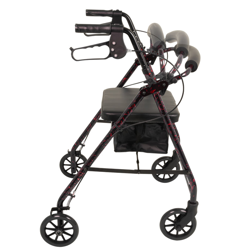ProBasics Aluminum Rollator with 6 inch Wheels-ProBasics-HeartWell Medical