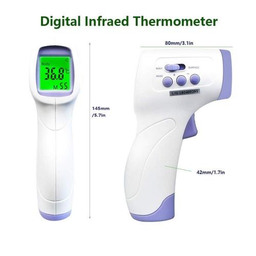 Pacom Infrared Thermometer Digital Non-Contact Laser Temperature-Pacom-HeartWell Medical