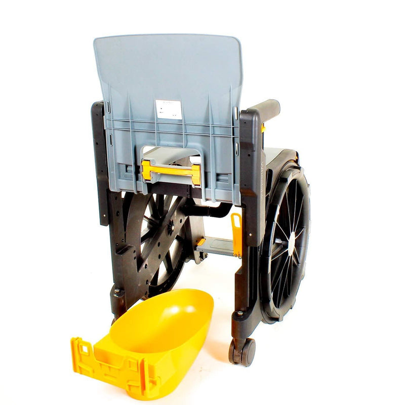 ShowerBuddy ShowerTravel Folding WheelAble Bathing Chair & Commode-ShowerBuddy-HeartWell Medical