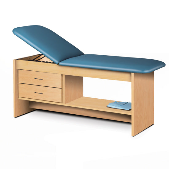 Clinton Industries Treatment Table with Drawers and Shelf-Clinton Industries-HeartWell Medical