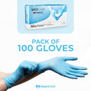 HeartWell Nitrile Exam Gloves Medium-HeartWell-HeartWell Medical