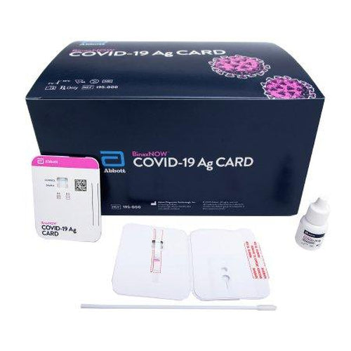 Abbott Rapid Test Kit BinaxNOW Professional Use Antigen Detection COVID-19 Ag Nasal Swab-Abbott-HeartWell Medical
