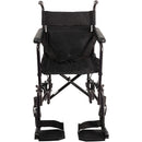 ProBasics Aluminum Transport Wheelchair, 19-inch, Black-ProBasics-HeartWell Medical