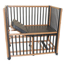 MJM International WoodTone Pediatric Crib Bed-MJM International-HeartWell Medical