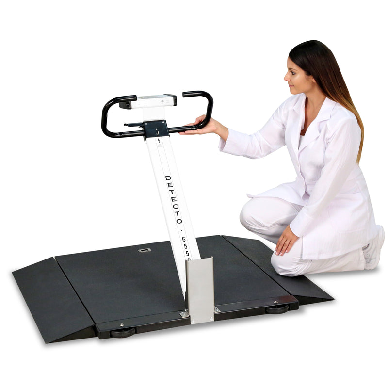 Detecto Portable Folding Wheelchair Scale-Detecto-HeartWell Medical