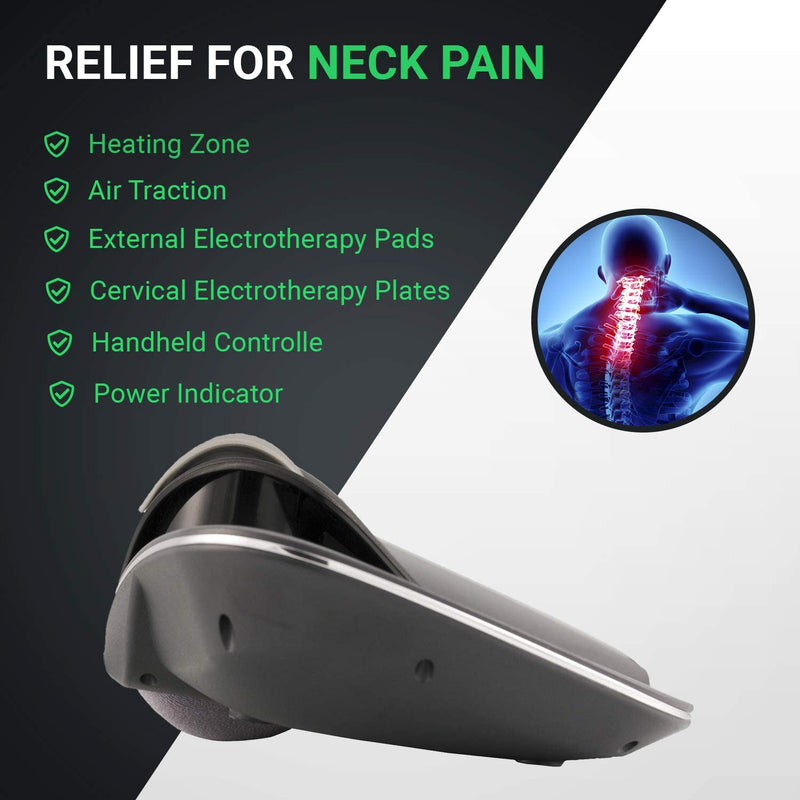Dynamic Wedge Cervical Neck Traction with Heat Therapy and Electrotherapy-Dynamic Wedge Cervical-HeartWell Medical