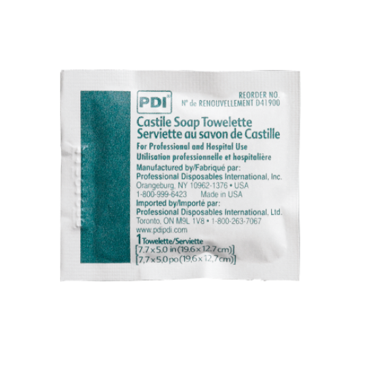 PDI Castile Soap Towelette, 2% Coconut Oil-PDI-HeartWell Medical