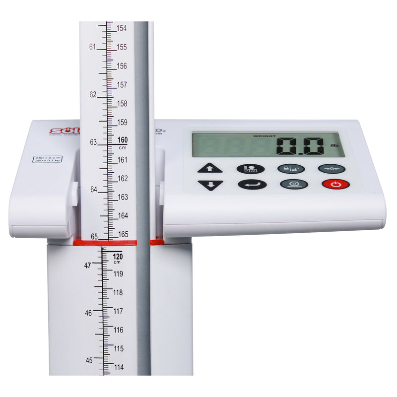 Detecto Solo Digital Clinical Scale, Mechanical Height Rod-Detecto-HeartWell Medical