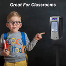 MDMaxx Hand Sanitizer Dispenser Automatic, 1200 ml Capacity, with Steel 48” Stand, Touchless (Black, LTX)-MDMaxx-HeartWell Medical