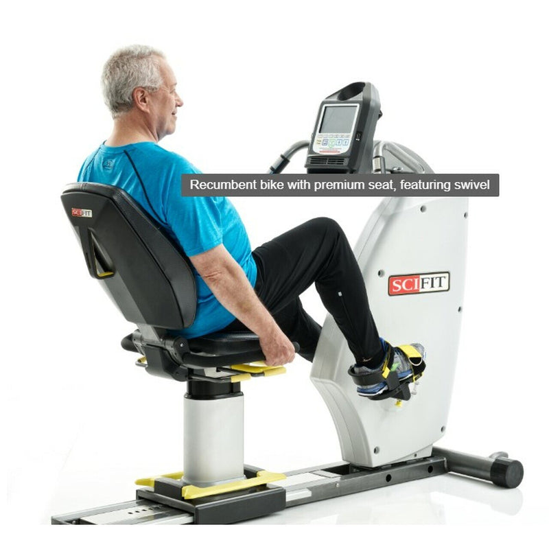 SciFit Recumbent Bike, Premium Seat, Forward Only-SciFit-HeartWell Medical