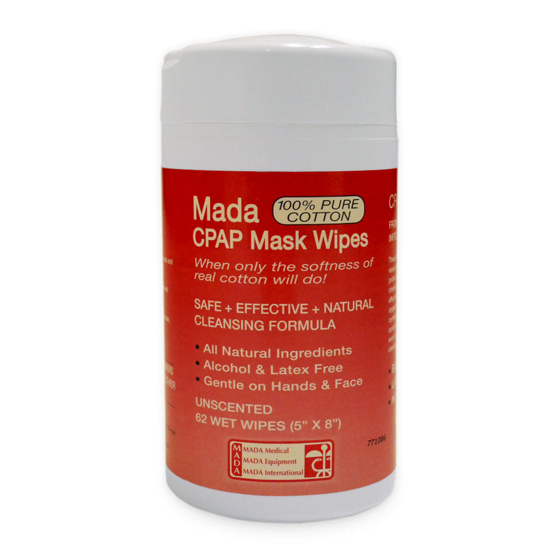MADA Medical CPAP Mask Cleaning Wipes 5" x 8"-MADA Medical-HeartWell Medical