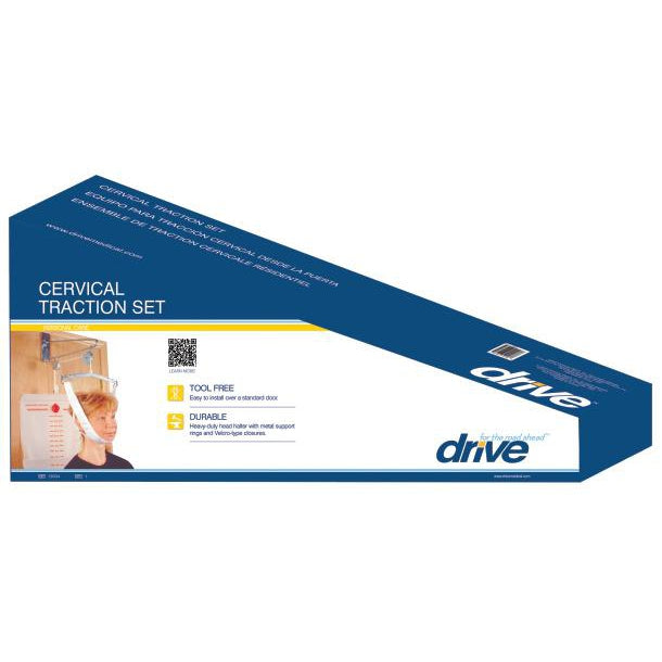 Drive Medical Over Door Cervical Traction Set-Drive Medical-HeartWell Medical