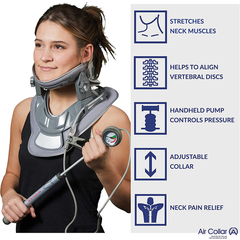 Air Collar Neck Traction Device Cervical Traction Device-Air Collar-HeartWell Medical
