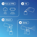 Clorox Turbo Handheld Power Sprayer-Clorox-HeartWell Medical