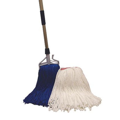 Pro Advantage Microfiber Cut End Wet Mop, Medium, White, 1.25”-Pro Advantage-HeartWell Medical