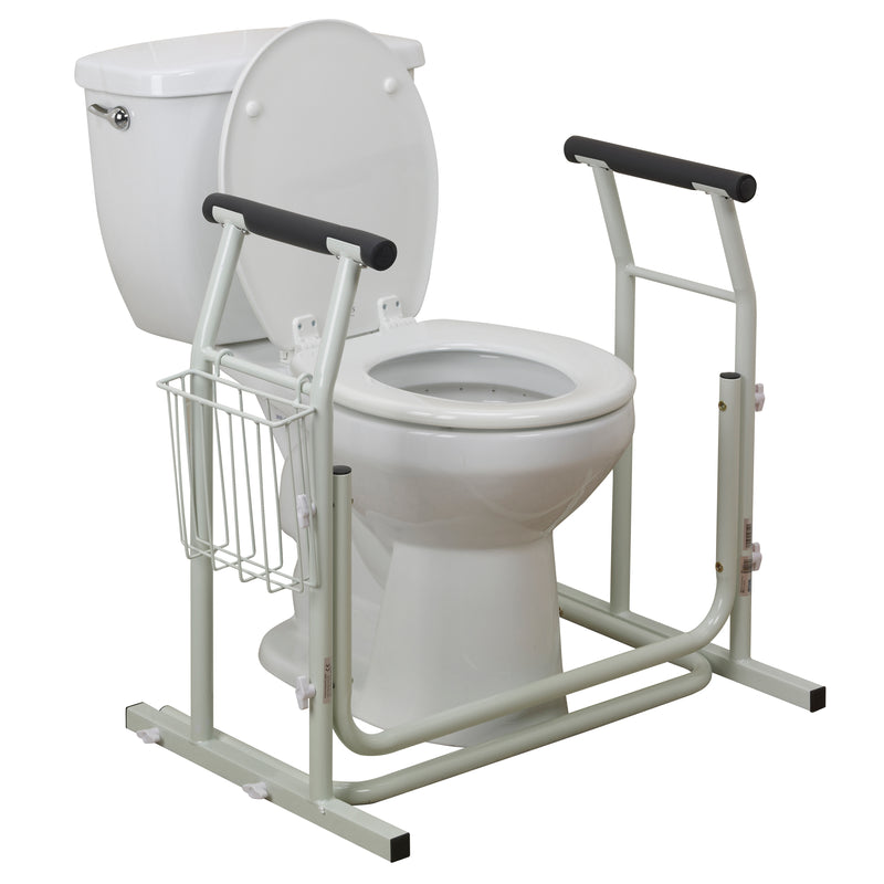 Drive Medical Free-standing Toilet Safety Rail-Drive Medical-HeartWell Medical