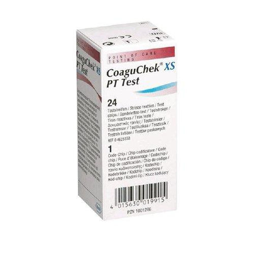 Roche Diagnostics CoaguChek XS PT Test Strips 24 Box-Roche Diagnostics-HeartWell Medical