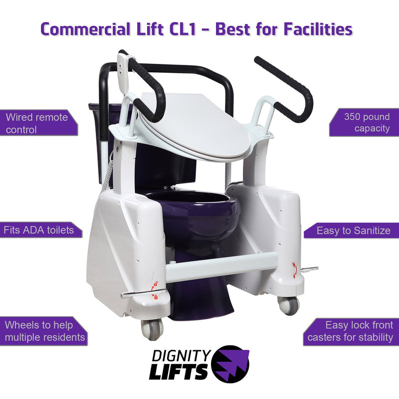 Dignity Lifts Commercial Toilet Lift-Dignity Lifts-HeartWell Medical