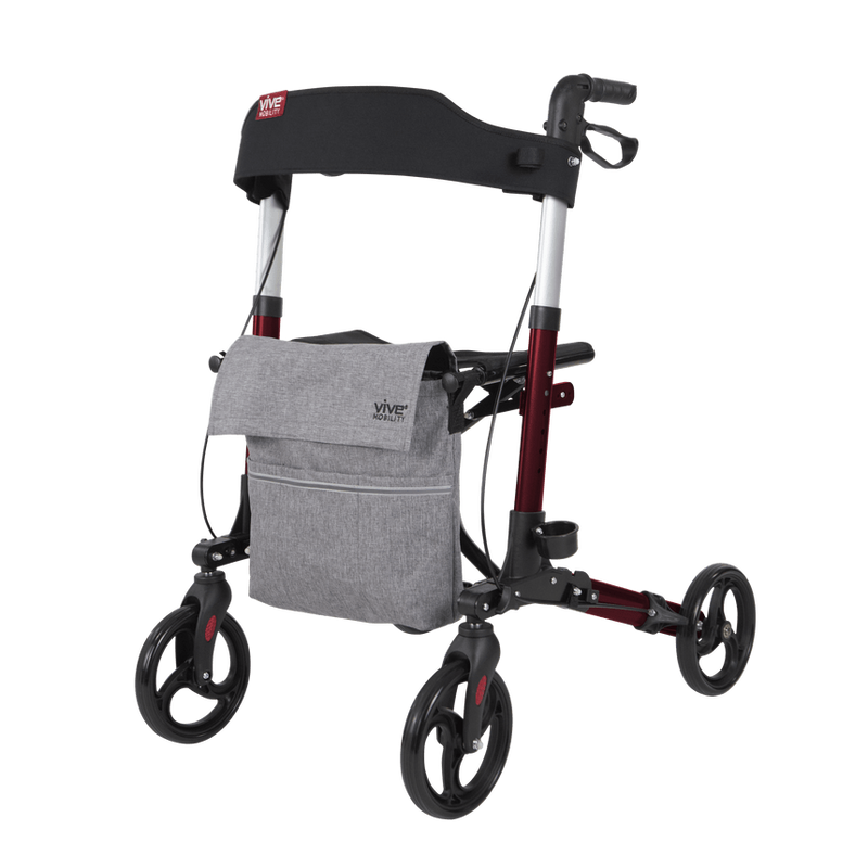 Vive Health Rollator Walker with Seat Euro Style-Vive Health-HeartWell Medical