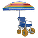 MJM International All Terrain Wheelchair with Umbrella-MJM International-HeartWell Medical