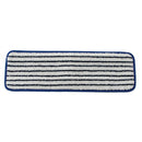 Pro Advantage Microfiber Finish Pad, 5" X 18", Blue/white Stripe-Pro Advantage-HeartWell Medical