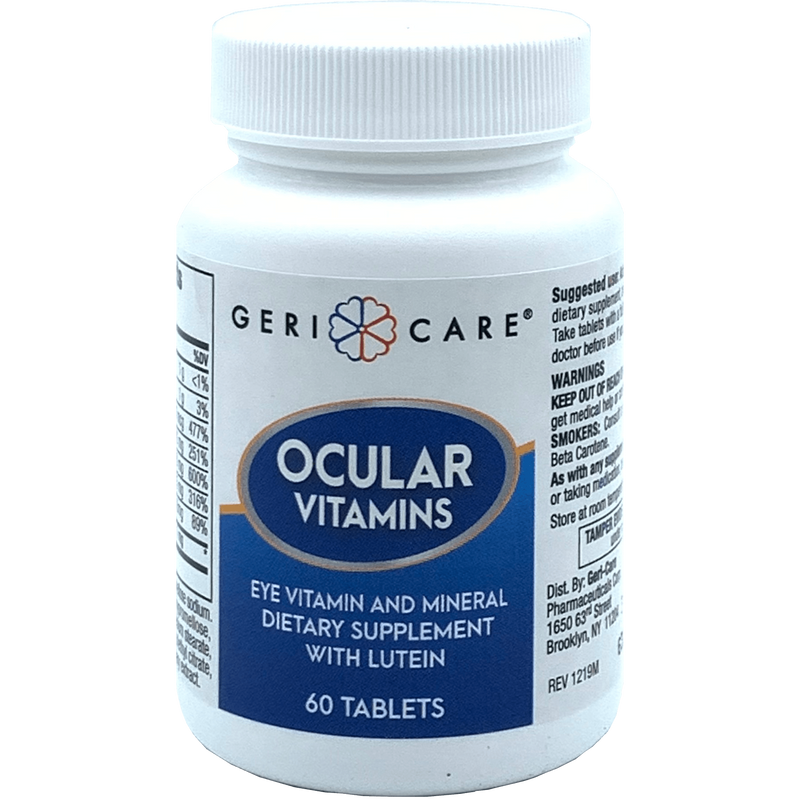 Gericare Eye Vitamin A Supplement Ascorbic Acid Vitamin E 14320 IU 226 mg 60 Bottle-Gericare-HeartWell Medical