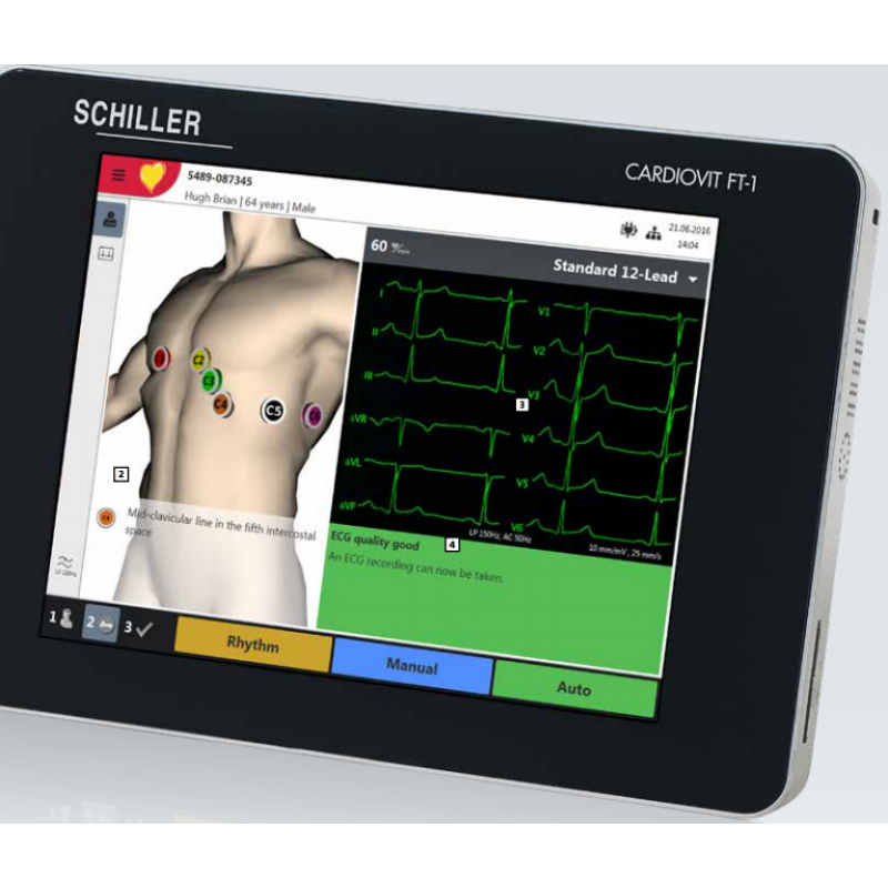 Schiller Cardiovit FT-1 ECG System-Schiller-HeartWell Medical