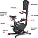 Lifespan Upright Bike with Boxing Pad-Lifespan-HeartWell Medical