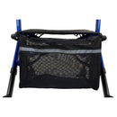 Voyager Adjustable Height Euro-Style Rollator, Cobalt Blue-Voyager-HeartWell Medical