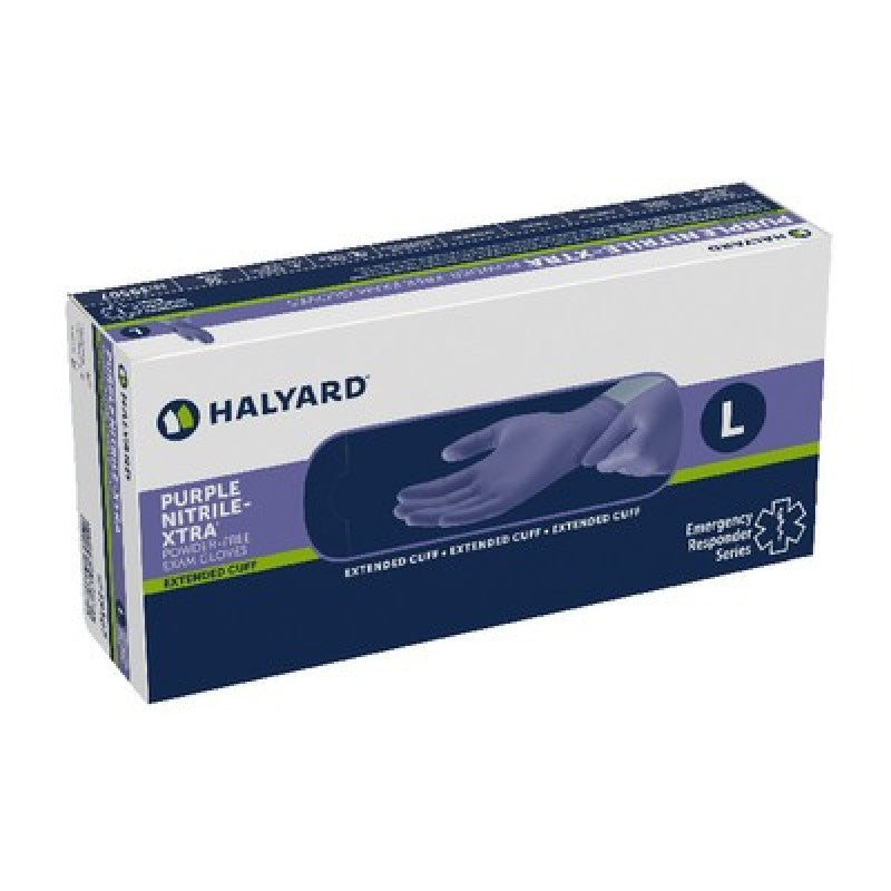 Halyard Purple Nitrile Exam Glove Powder-Free-Halyard-HeartWell Medical