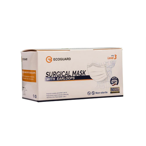 Ecoguard Level 3 Surgical Disposable 3 Ply Face Mask-Ecoguard-HeartWell Medical