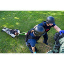 Graham Medical MegaMover Transport Chair 36" x 36" White Black Straps-Graham Medical-HeartWell Medical