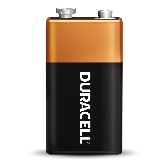 Duracell Coppertop Alkaline 9v Battery with Duralock Power Preserve Technology-Duracell-HeartWell Medical