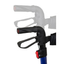 Voyager Adjustable Height Euro-Style Rollator, Cobalt Blue-Voyager-HeartWell Medical