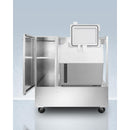 AccuCold Stainless Steel Cart with Portable Refrigerator / Freezer-AccuCold-HeartWell Medical
