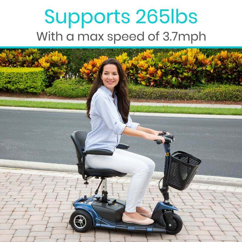 Vive Health 3 Wheel Mobility Scooter-Vive Health-HeartWell Medical