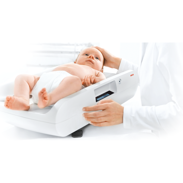 Seca EMR-Validated Wireless Baby Scale with Fine 1g Graduation-Seca-HeartWell Medical