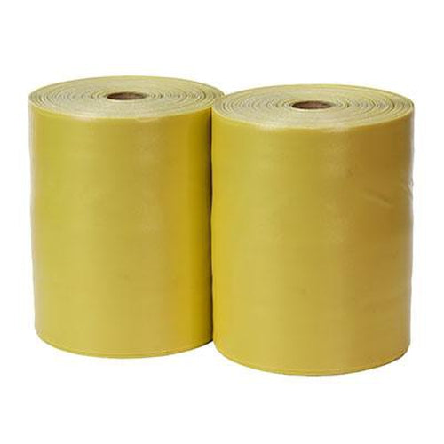 Fabrication Enterprises Sup-R Band Latex Free Exercise Band - Twin-Pak - 100 yard (2 - 50-yard boxes) - Tan-Fabrication Enterprises-HeartWell Medical