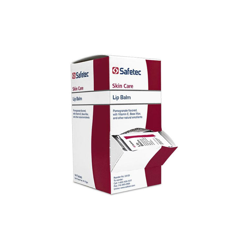 Safetec Lip Balm .5 g 144 ct. Box-Safetec-HeartWell Medical