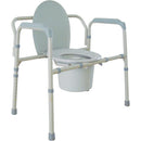 Drive Medical Heavy Duty Bariatric Folding Bedside Commode Seat-Drive Medical-HeartWell Medical