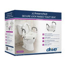 Drive Medical PreserveTech Secure Lock Raised Toilet Seat 5" Height-Drive Medical-HeartWell Medical